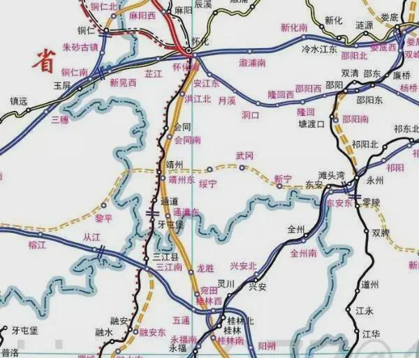 怀桂高铁最新线路图及其影响