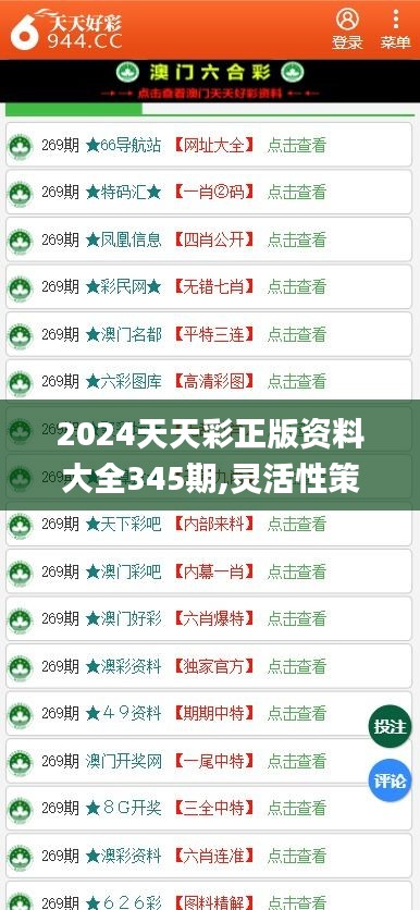 2024年天天彩资料免费大全|精选资料解析落实